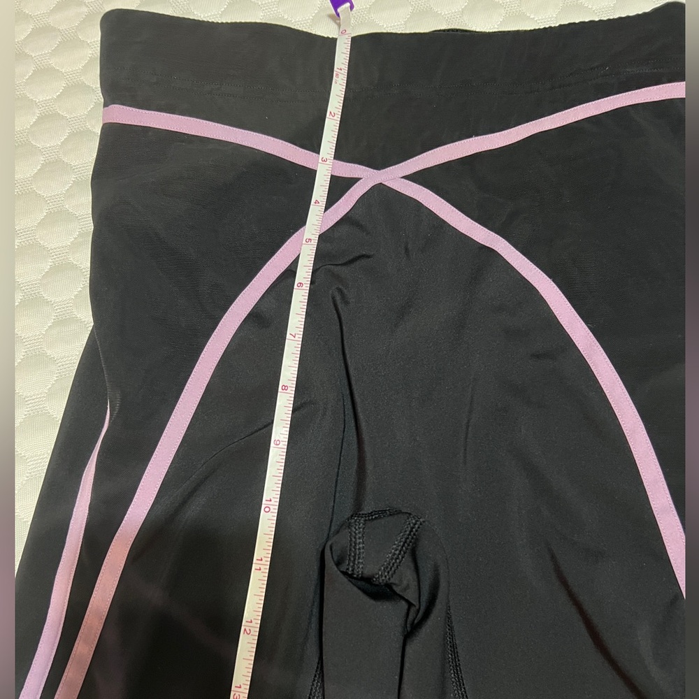 Savage X Fenty Black Leggings with Pink Trim - Picture 3 of 7